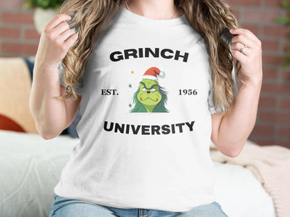 Funny Christmas T-Shirt: Grinch University