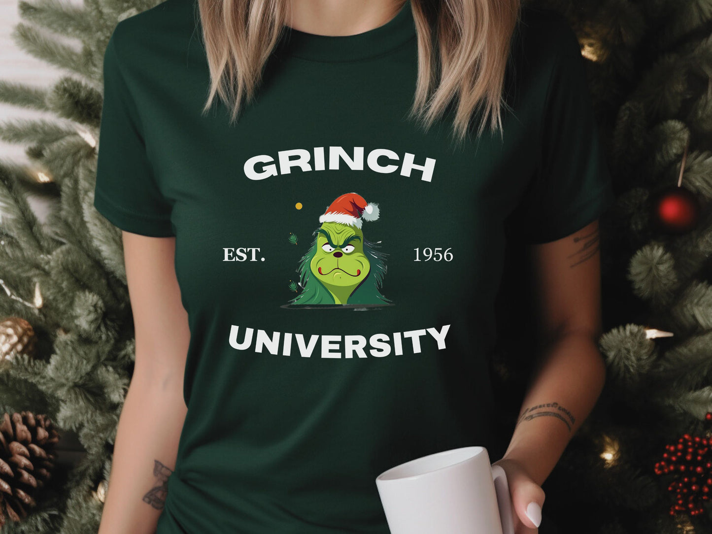 Funny Christmas T-Shirt: Grinch University