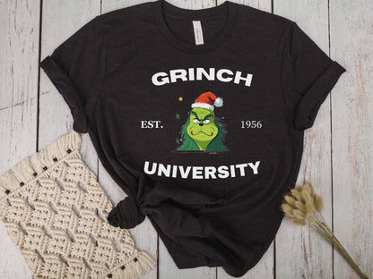 Funny Christmas T-Shirt: Grinch University